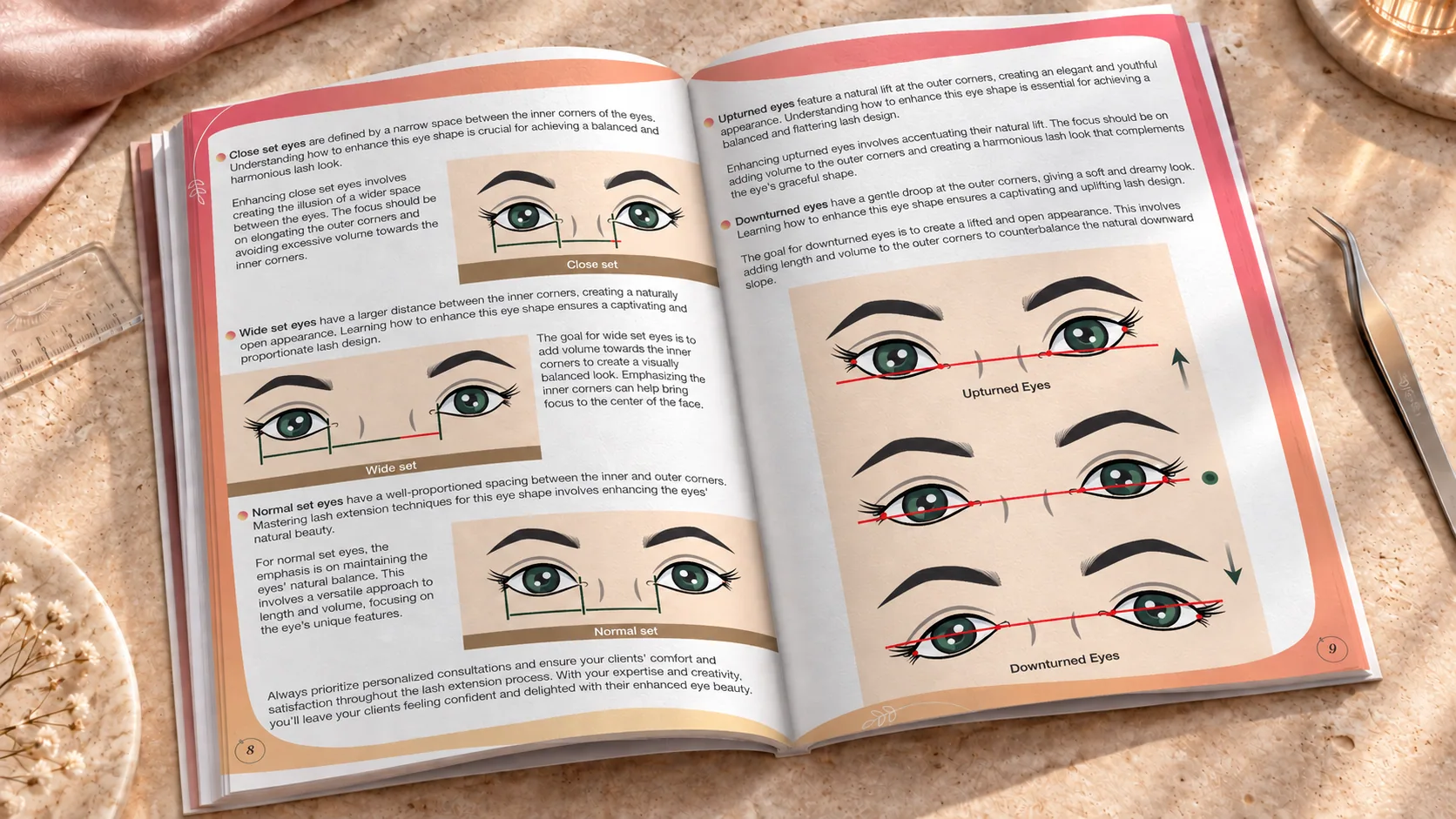 Open Classic Lash Training Manual training manual mockup