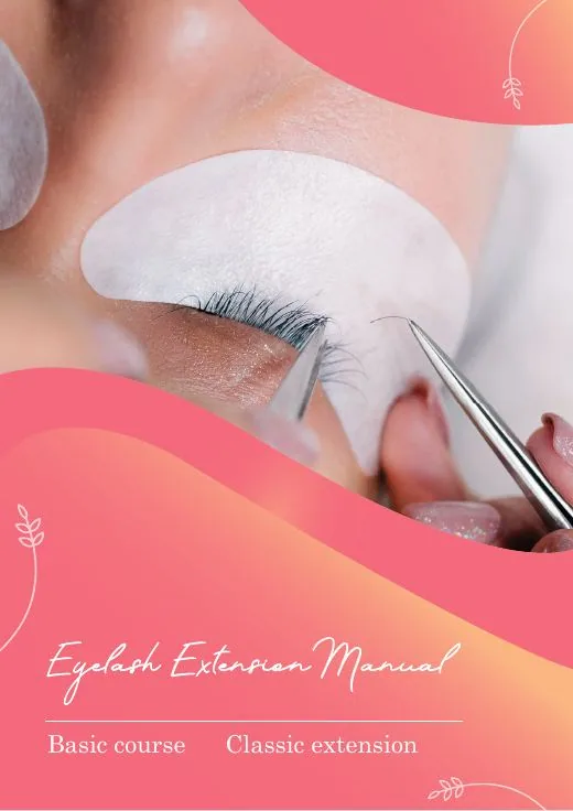 Classic Lash Extension Manual, English, Rose Atelier cover