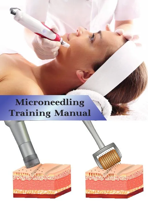 Microneedling Training Manual, English, Original Blue cover